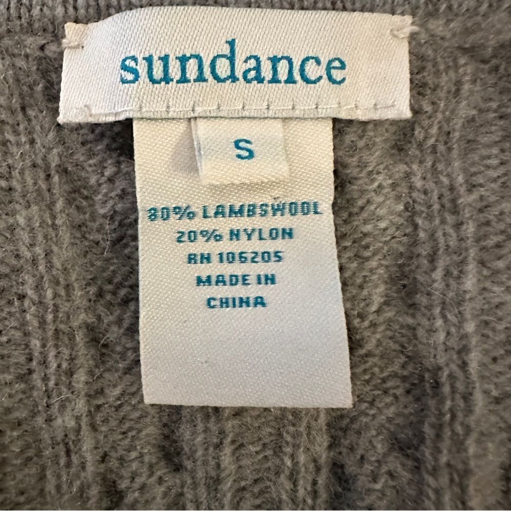 Sundance Lambswool Patchwork Duster Cardigan - Picture 6 of 7